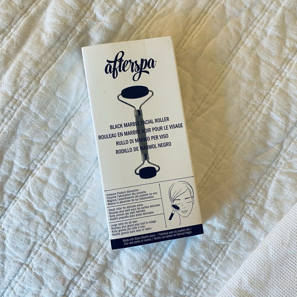 2/$25 Marble facial roller by Afterspa - brand new